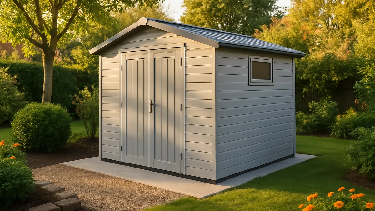 Abri de jardin en résine de 15 m² : le guide d'achat sans mauvaise surprise