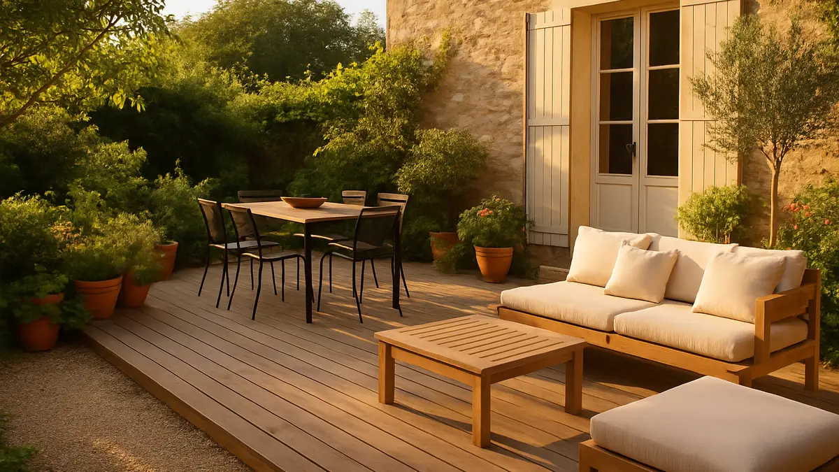 Aménager une terrasse de 30 m² : 3 plans selon votre usage